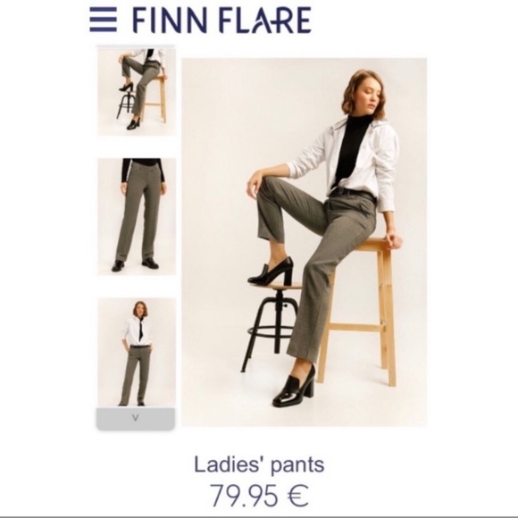 Finn Flare Pants - Finn Flare Vintage 90's Wool Plaid Pant Trousers Size: US L | Vintage
